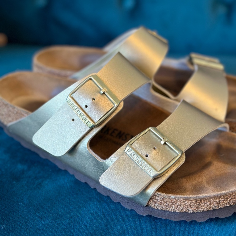 Gold Birkenstocks - Size 7 Women’s